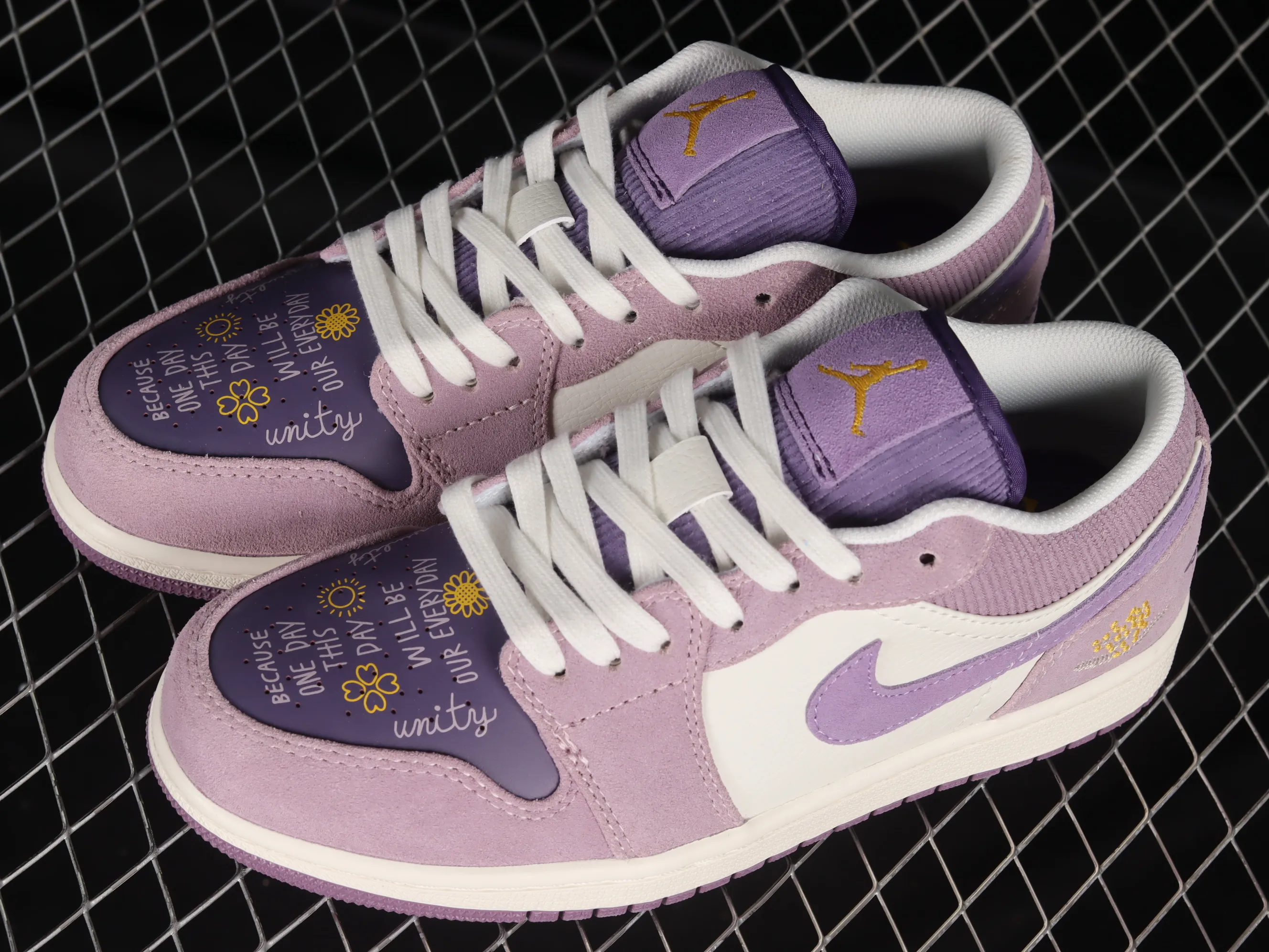 All categories Air Jordan Jordan series basketball shoes Air Jordan 1 Low Z version Air Jordan 1 Low "Unity" AJ1 Joe 1 Purple Sunflower Low-top basketball shoes DR8057-500